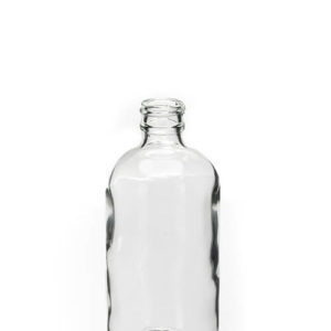 12oz Clear Glass General Purpose Jars (Black Metal Cap) - 12/Case, Clear Type III 70-G450